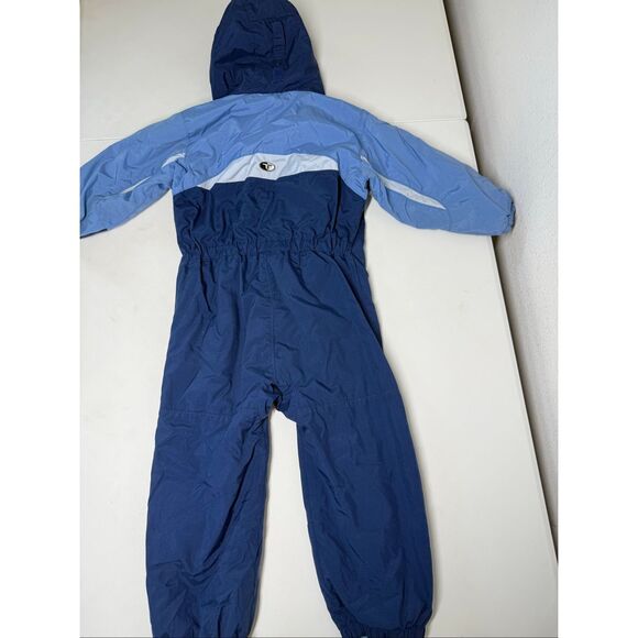 Columbia Toddler Child's Tectonite Suit Fleece Lined Hood Sz 4T Blue - Picture 9 of 13